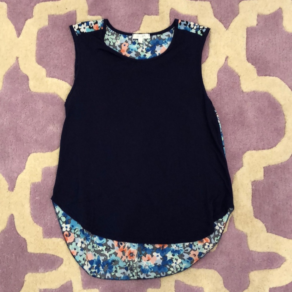 A floral Tank top